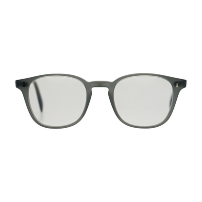 Gray Carnegie Square Prescription Eyewear