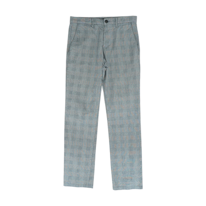 Gray Check Slim Pants