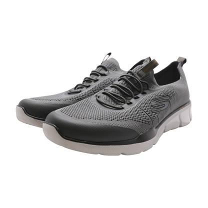 Gray Low-Top Athletic Shoes