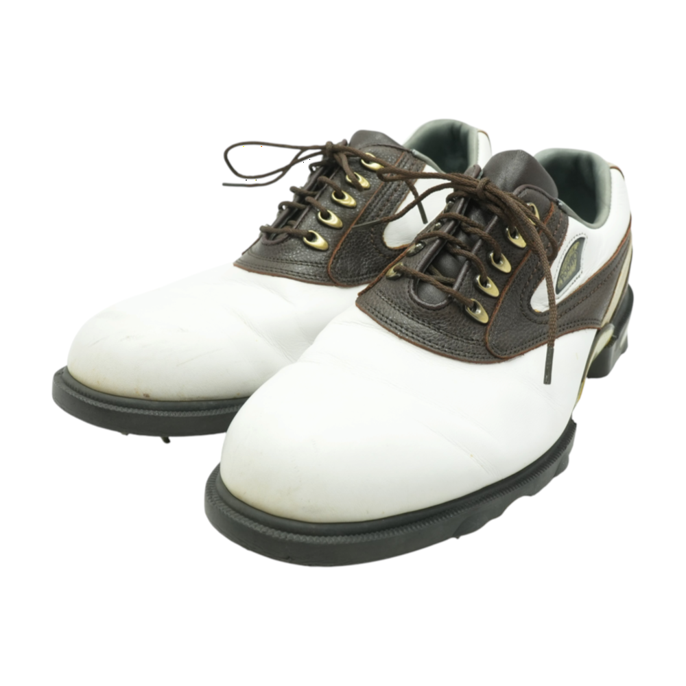 DryJoys Men's Saddle Golf Shoe Low-Top Athletic Shoes