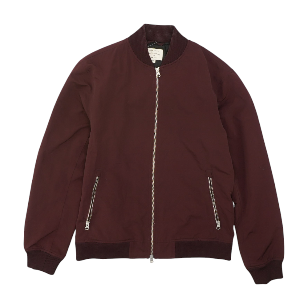 Burgundy Solid Jacket