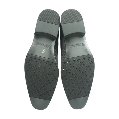 Black Lace-Up Dress Shoes