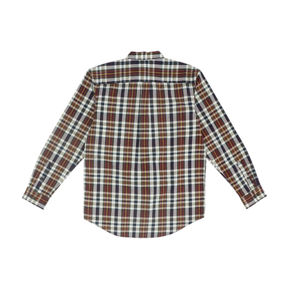 Multi Plaid Long Sleeve Button Down