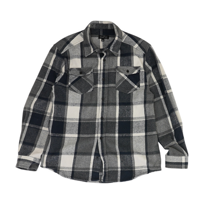 Multi Plaid Flannel Button Down