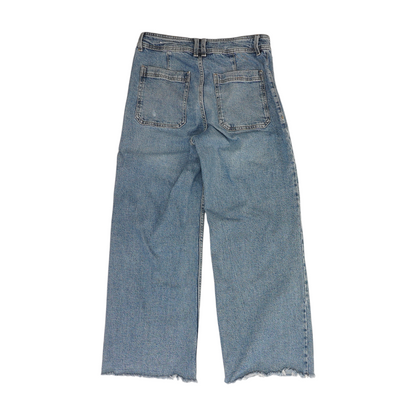 Blue Wide Leg Jeans