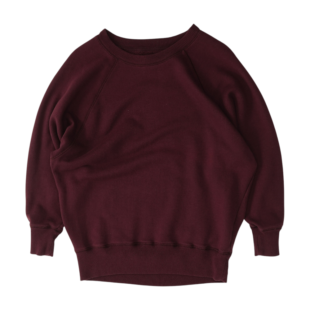 Burgundy Solid Sweatshirt Pullover