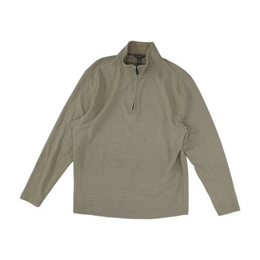 Tan 1/4 Zip Pullover