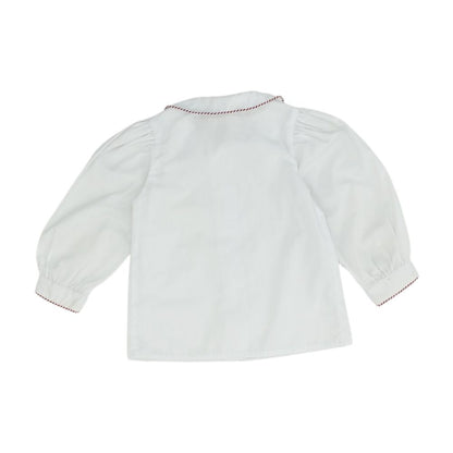 White Solid Button Down