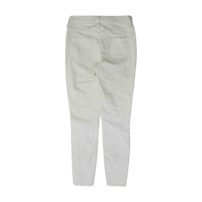 White Tapered Jeans