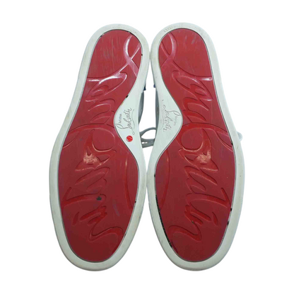 Viera Orlato Leather Sneakers with Multi-Colored Trim