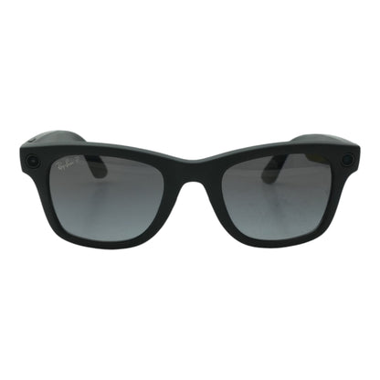 Black Wayfarer Smart Glasses