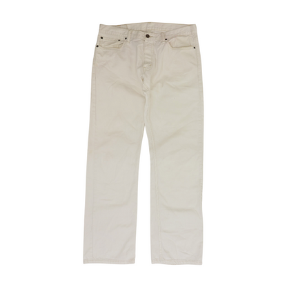 514 White Straight Jeans