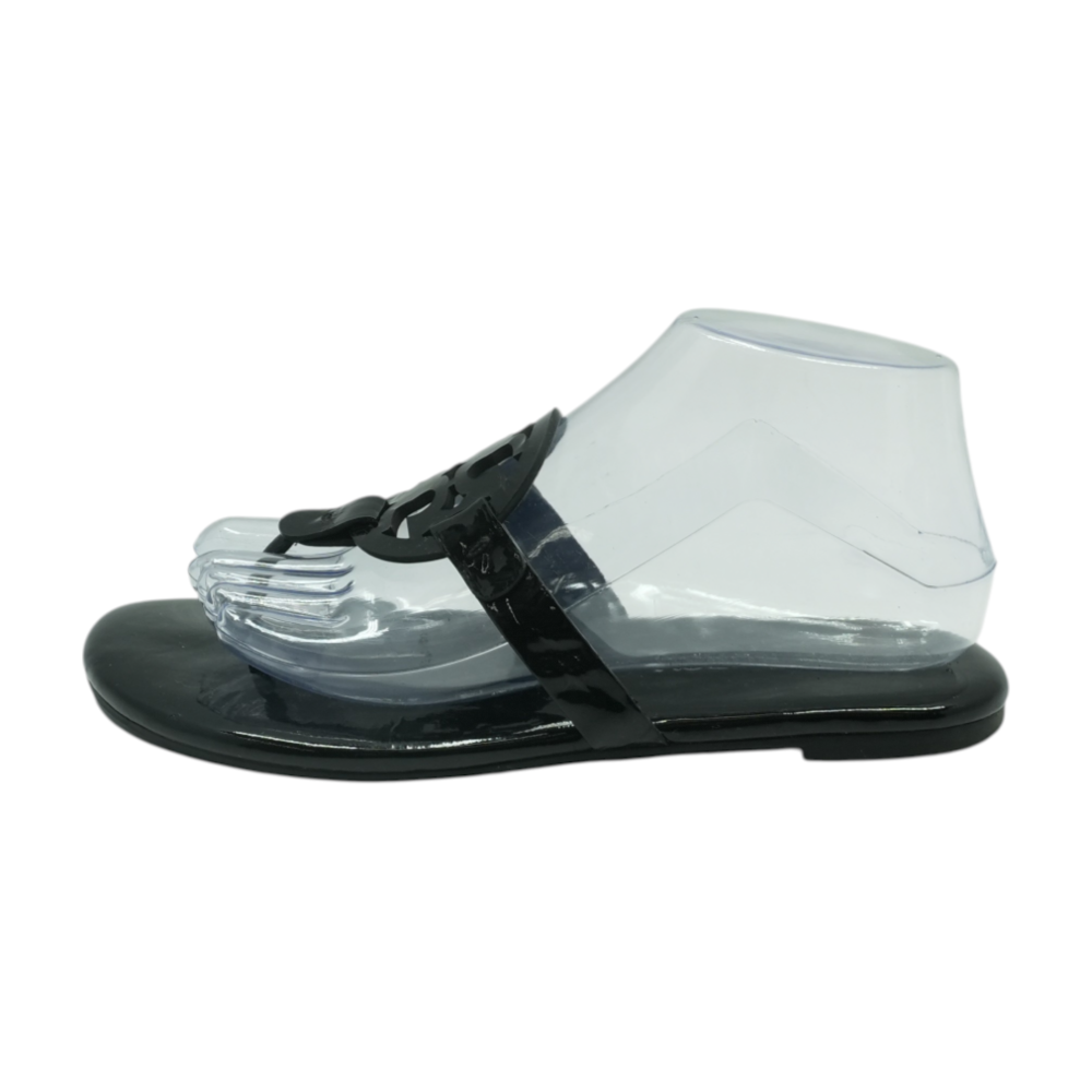 Black Flat Sandals