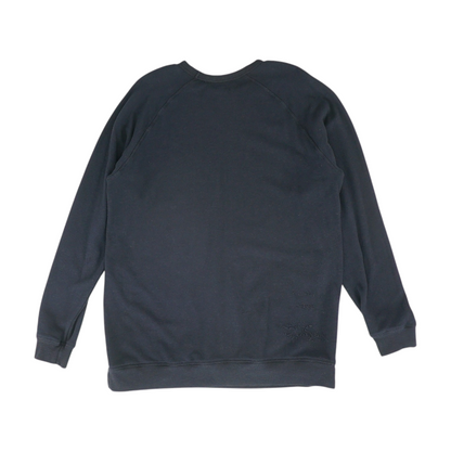 Navy Solid Sweatshirt Pullover