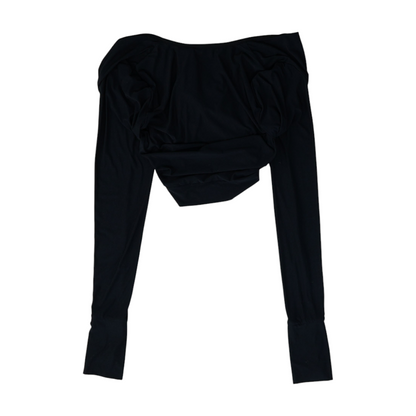 Black Cropped Blouse