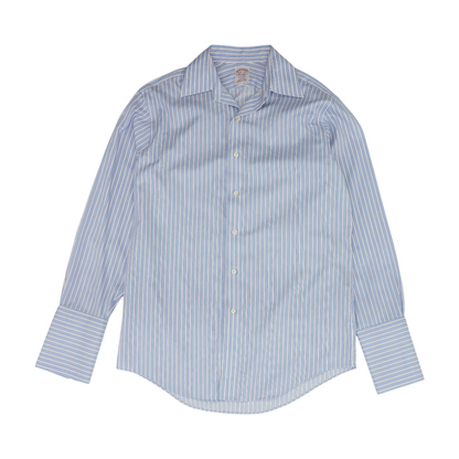 Blue Striped Long Sleeve Button Down