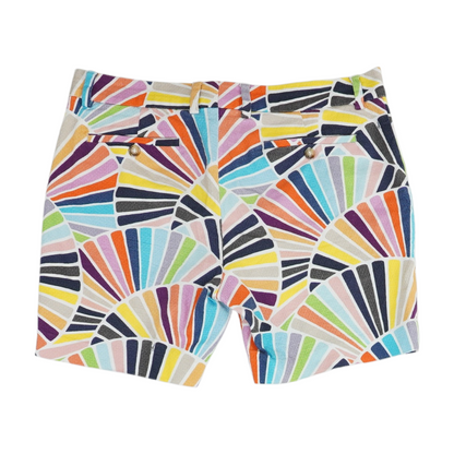 Multi Abstract Chino Shorts
