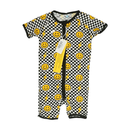 Black Check One-Piece