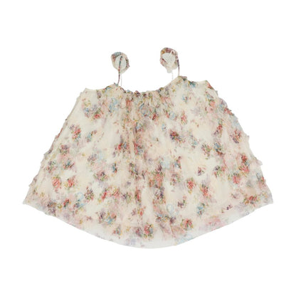 Beige Floral Blouse