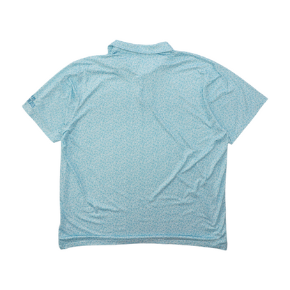 Yellow Floral Short Sleeve Polo