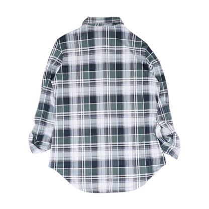 Green Plaid Button Down