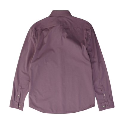 Pink Solid Long Sleeve Button Down