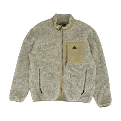 Beige Solid Jacket
