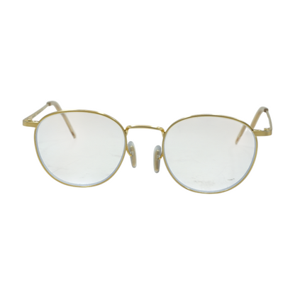 Gold Nail Round Prescription Eyewear