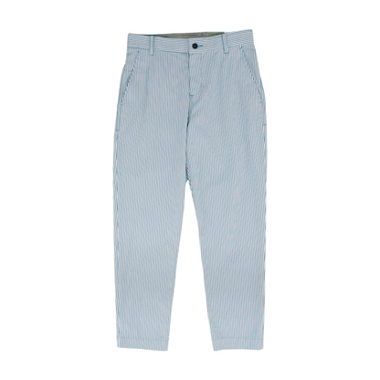 Blue Striped Regular Pants