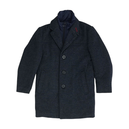 Navy Striped Coat
