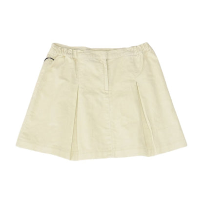 Ivory Solid Mini Skirt