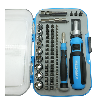 Ratcheting Screwdriver Bits & Socket Set