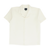 Tan Solid Short Sleeve Button Down