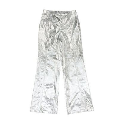 Silver Casual Pants