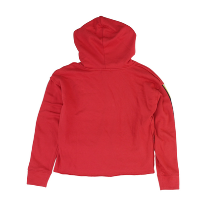 Red Solid Hoodie Pullover