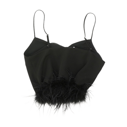 Black Cropped Blouse