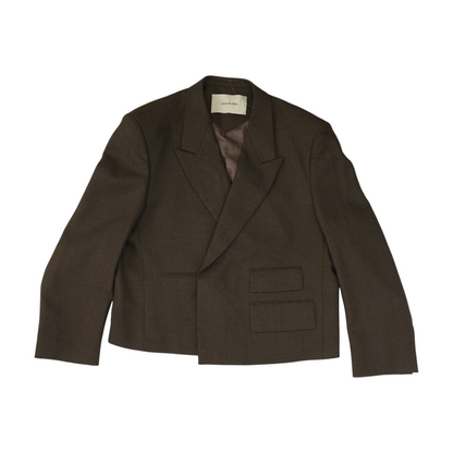 Brown Wool Book Blazer