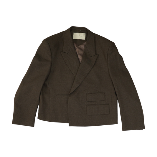 Brown Wool Book Blazer