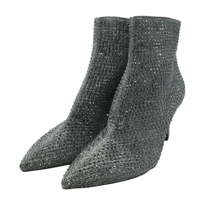 Gray Ankle Boots