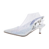 Silver Stiletto Heels