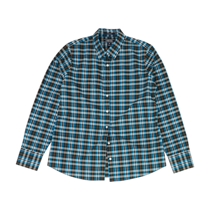 Multi Plaid Button Down