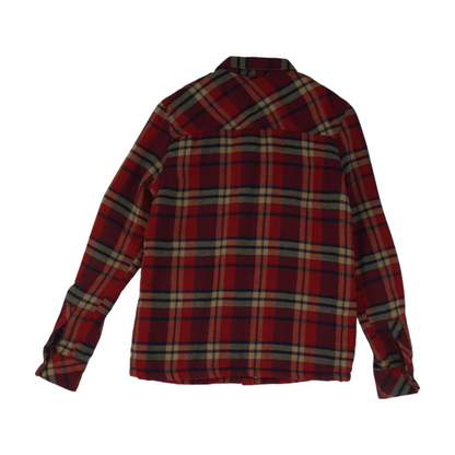 Red Plaid Flannel Button Down