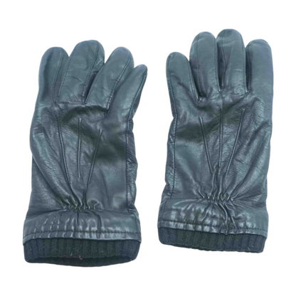 Black Leather Gloves