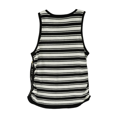 Black Striped Blouse