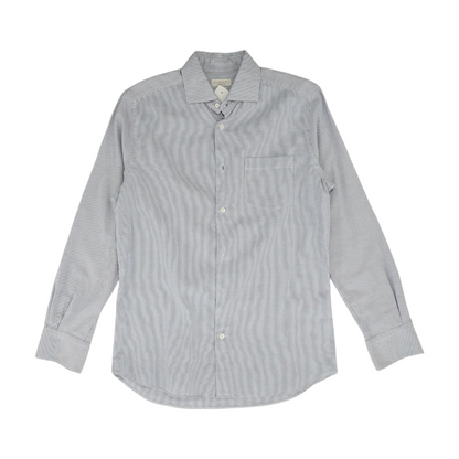 Blue Striped Long Sleeve Button Down