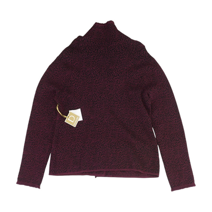 Burgundy Animal Print Jacket