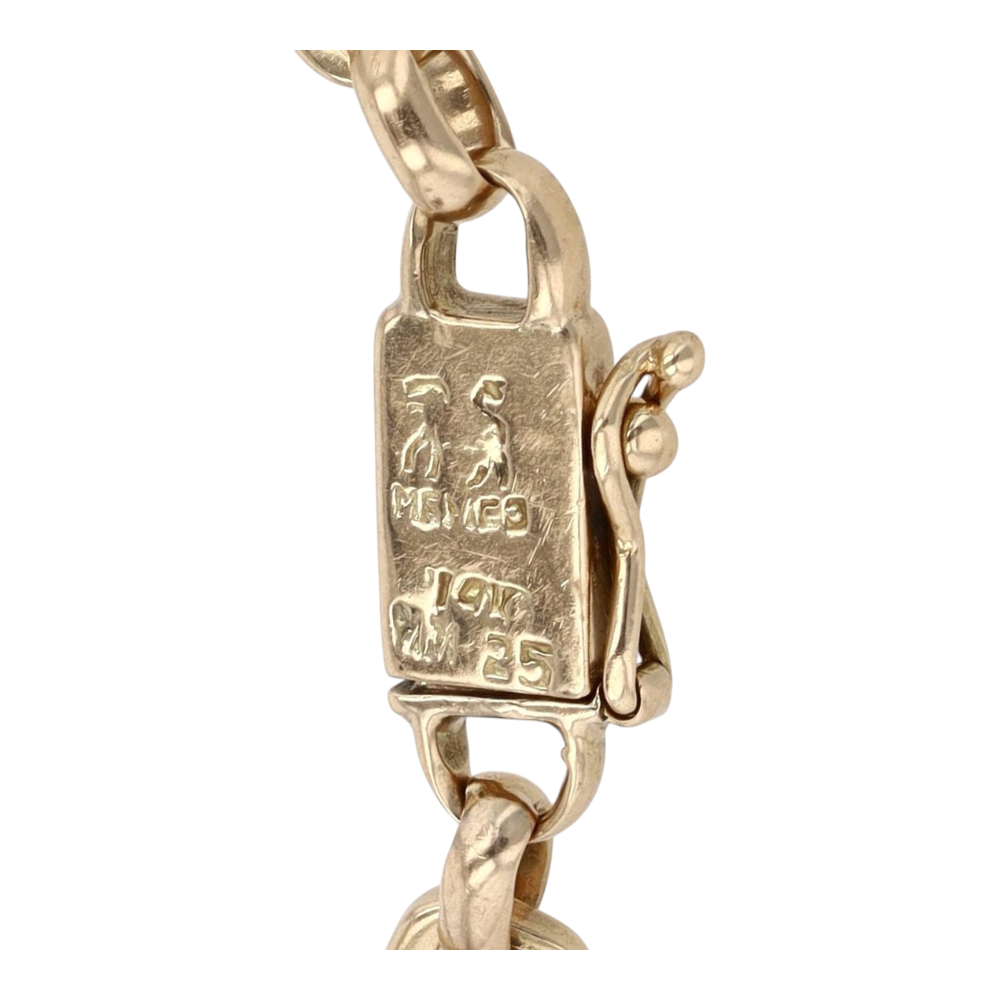 14K Yellow Gold Chain Bracelet