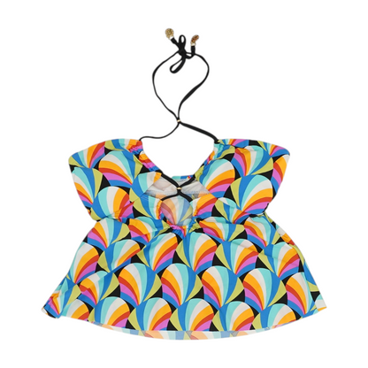 Multi Abstract Swim Top