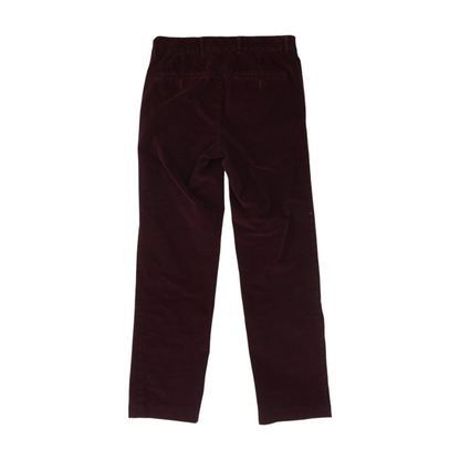 Burgundy Regular Pants