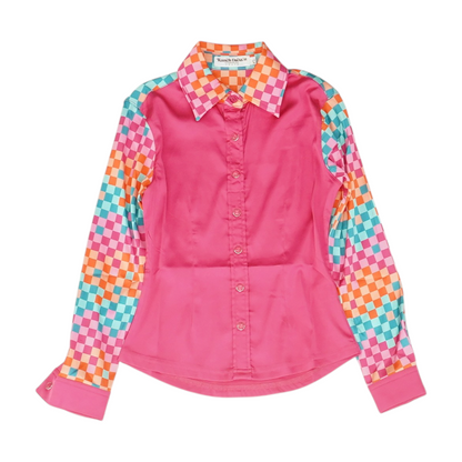 Pink Long Sleeve Button Down